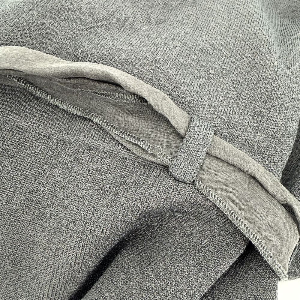 Chanel Top Ribbon Long Sleeve Black Silk Fall Winter 38 — view 6