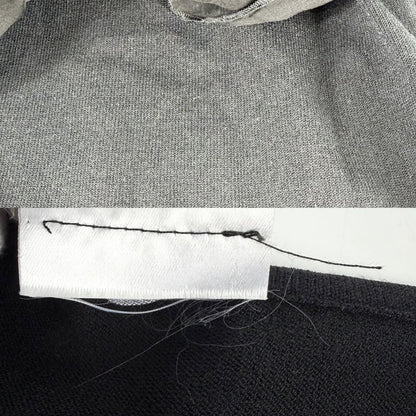 Chanel Top Ribbon Long Sleeve Black Silk Fall Winter 38 — view 4