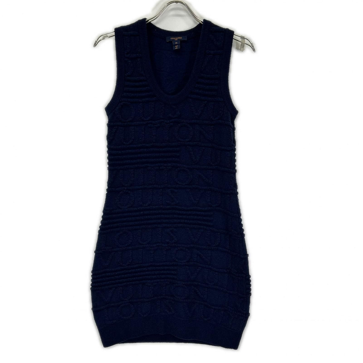 Louis Vuitton 20 Logo Jacquard Knit Dress XS