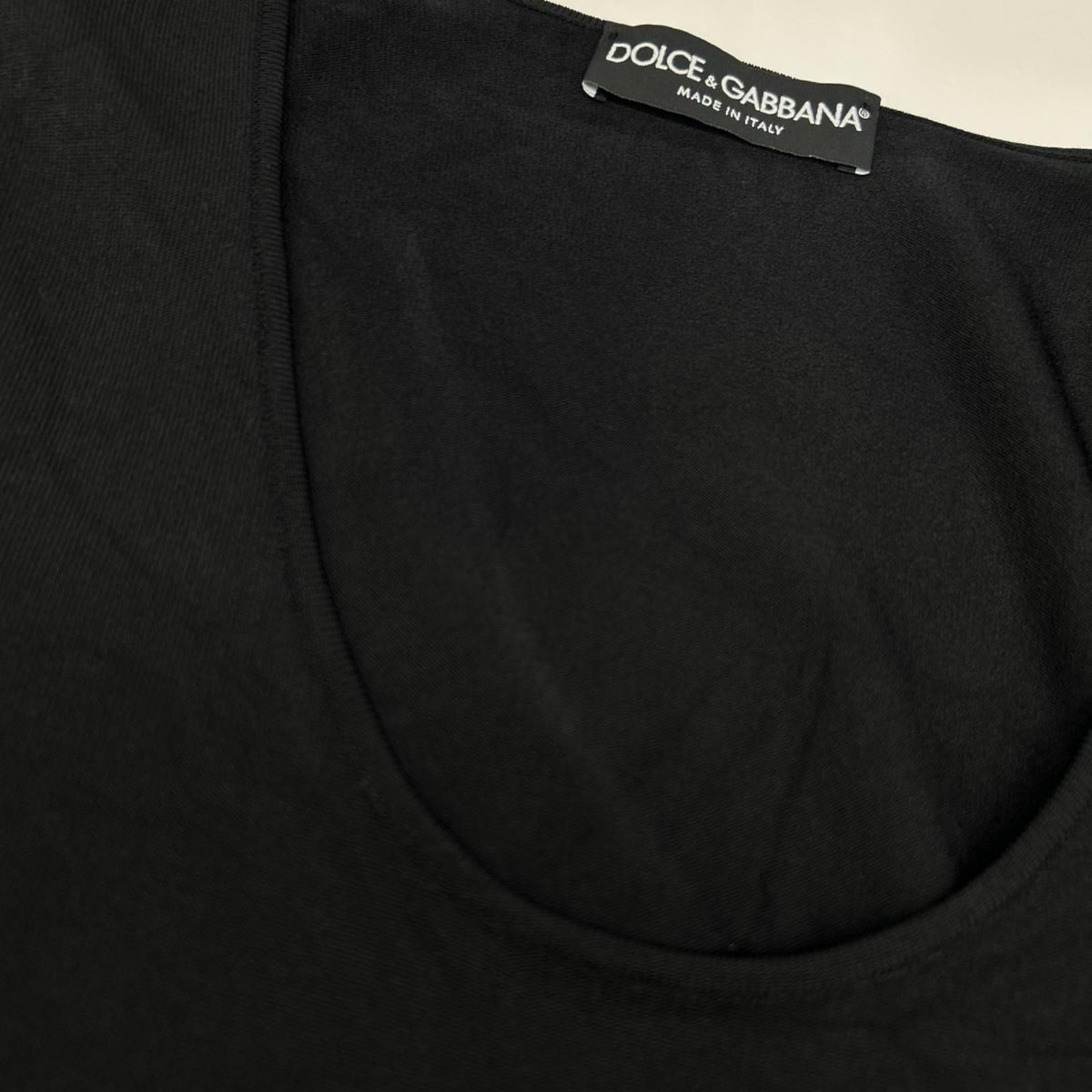 Dolce & Gabbana Black Lace Up Scoop Neck Pullover Sweater 40 — view 4