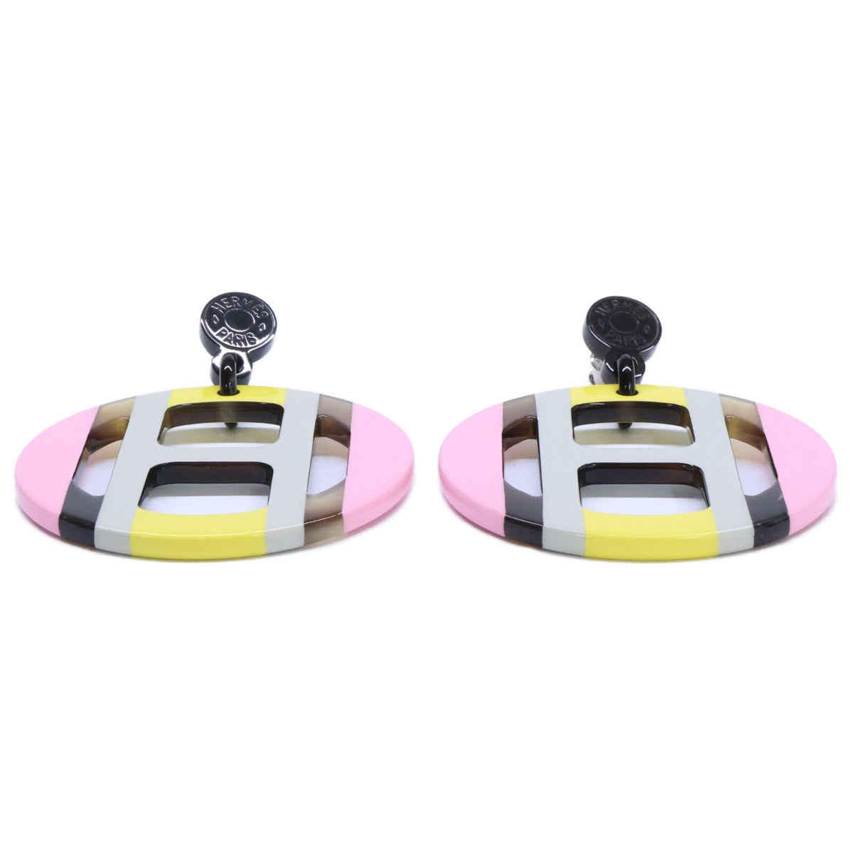 Hermes Equipe Earring Gray — view 3