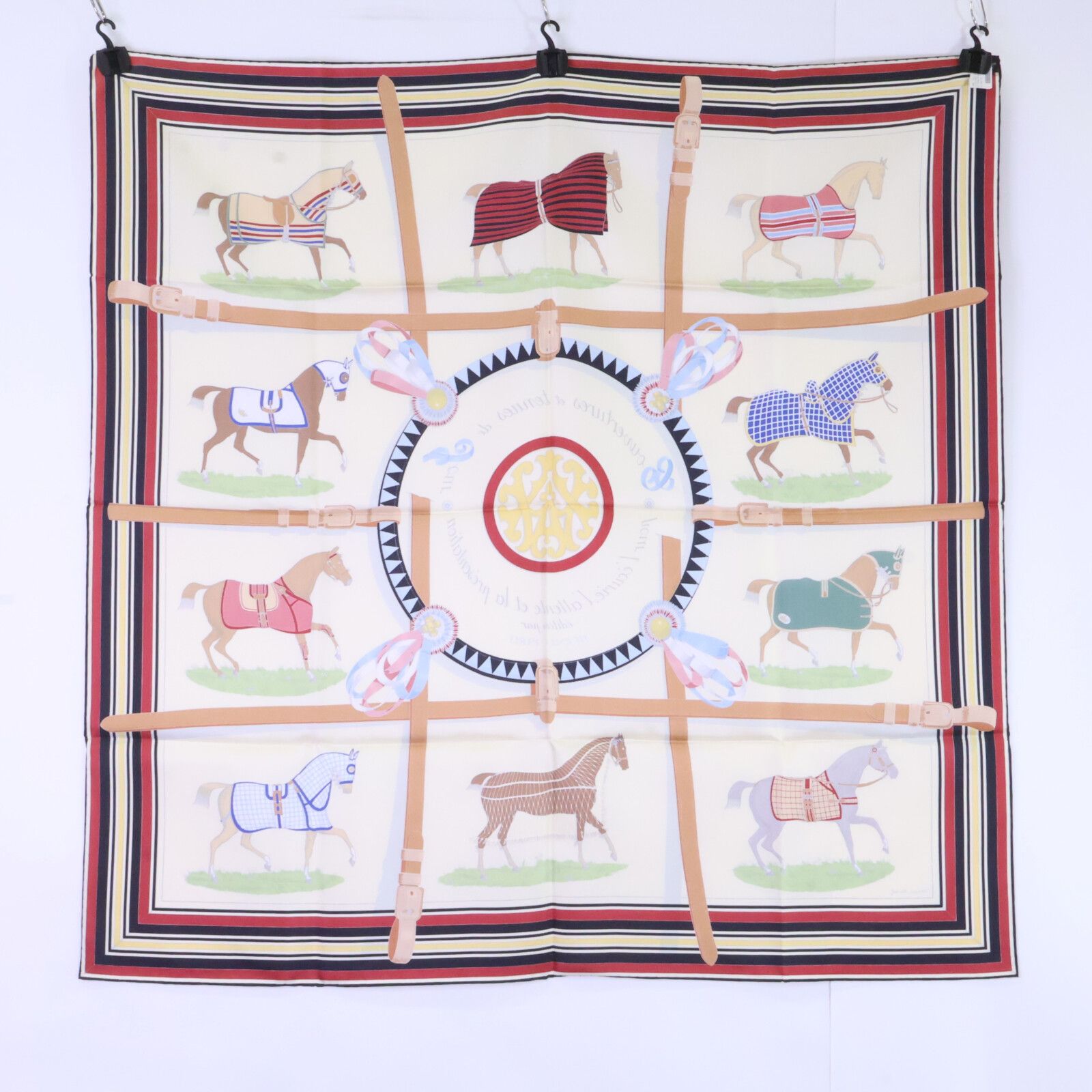 Hermes 36 Couvertures Et Tenues de Jour Horsewear Silk Carre 90 Scarf — view 2