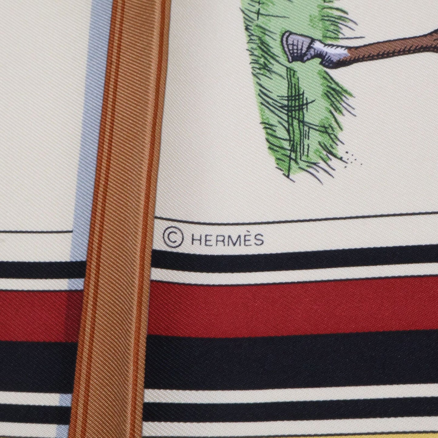 Hermes 36 Couvertures Et Tenues de Jour Horsewear Silk Carre 90 Scarf — view 4