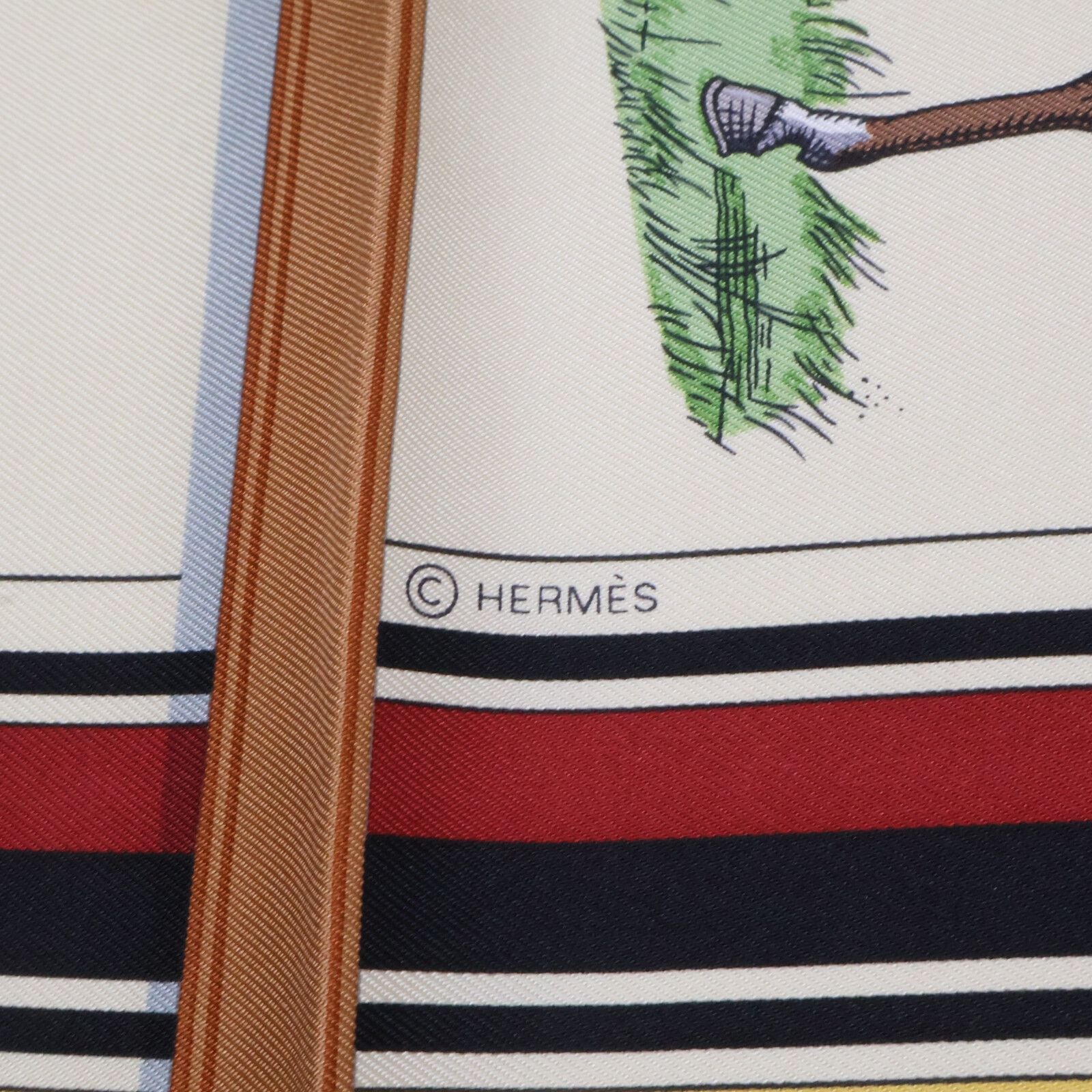 Hermes 36 Couvertures Et Tenues de Jour Horsewear Silk Carre 90 Scarf — view 4