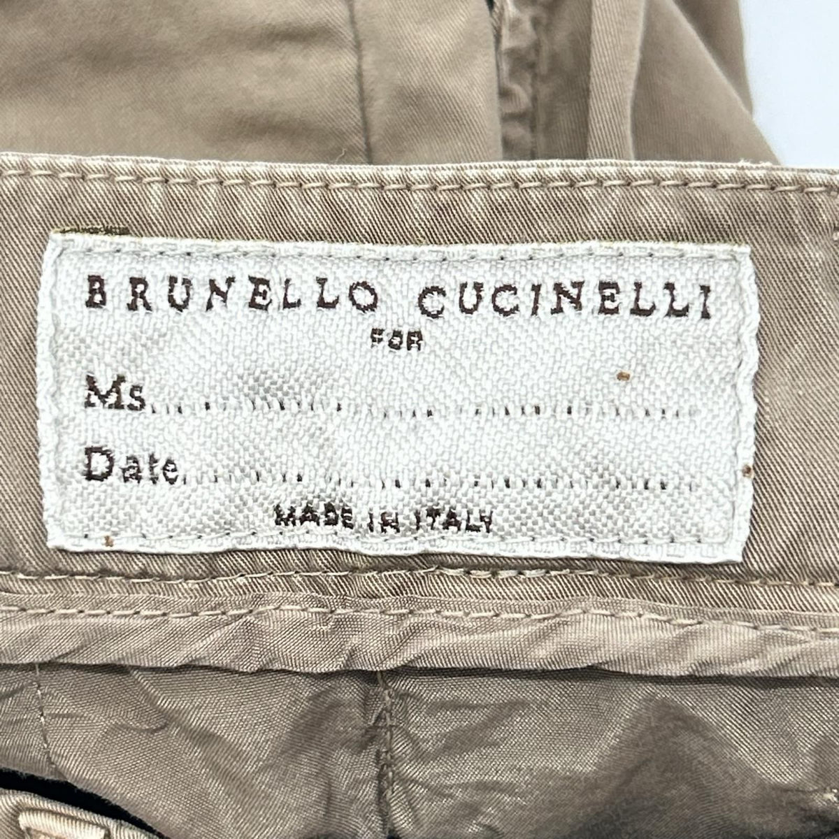 Brunello Cucinelli Beige Shorts — view 3