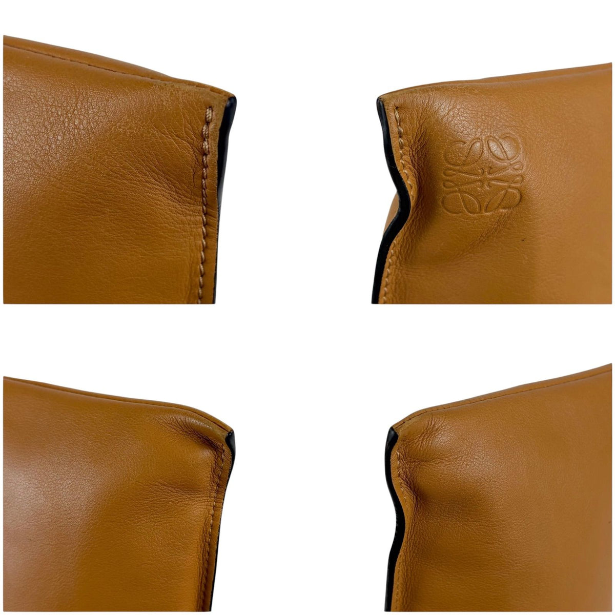 Loewe Flamenco Pocket Cross Brown Mini Shoulder Bag Nappa Leather — view 6