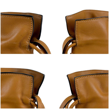 Loewe Flamenco Pocket Cross Brown Mini Shoulder Bag Nappa Leather — view 5