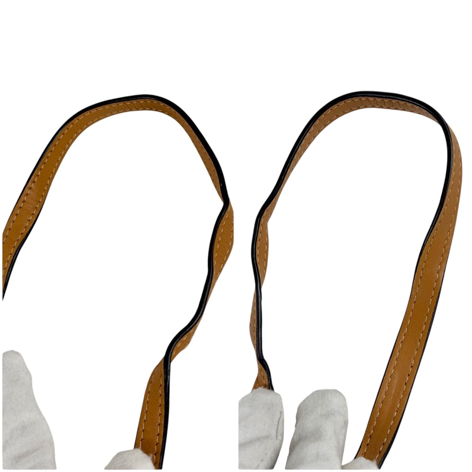 Loewe Flamenco Pocket Cross Brown Mini Shoulder Bag Nappa Leather — view 8
