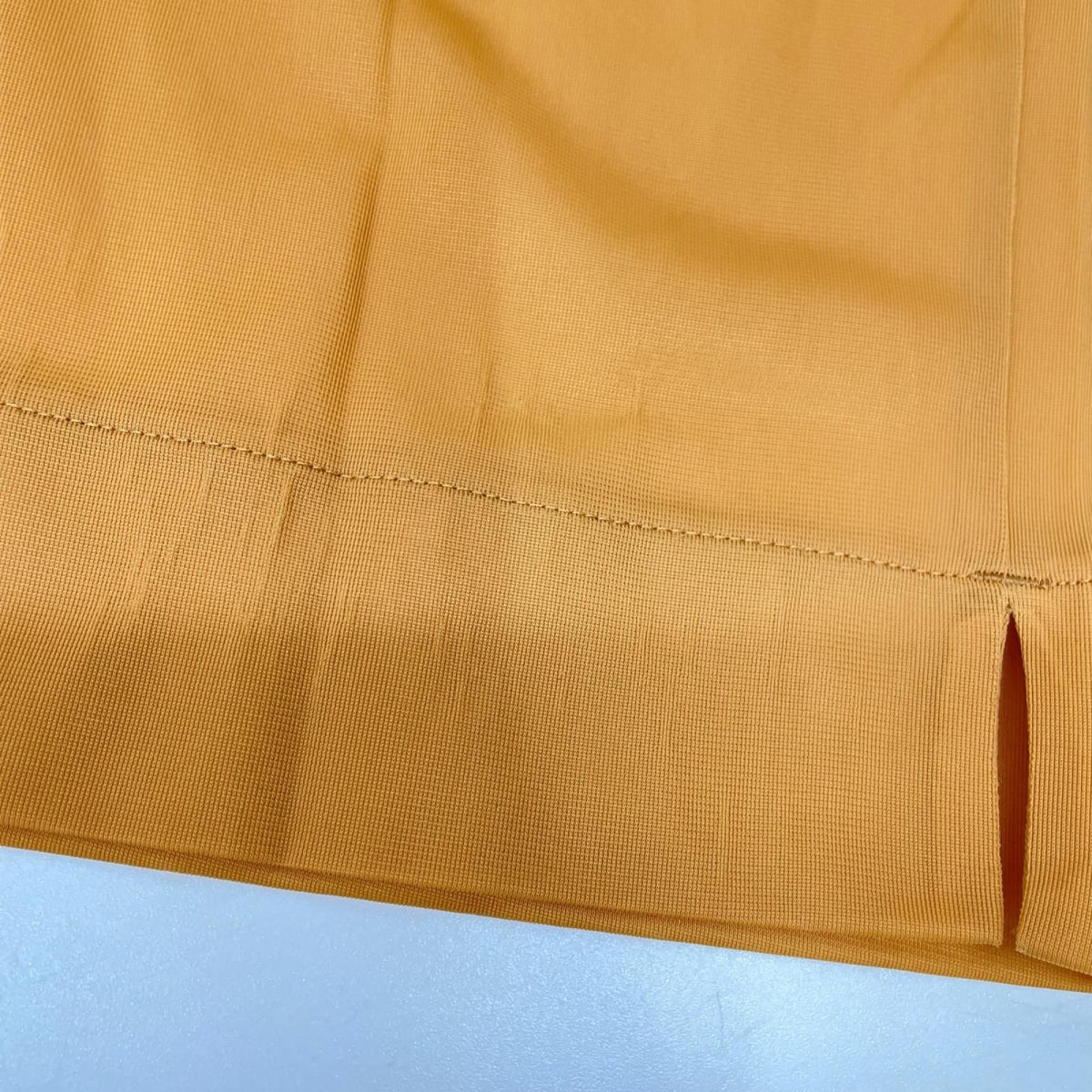 Prada Ujl 051 Beige Rubber Patch Sheath Loose Jersey Turtleneck Top — view 8