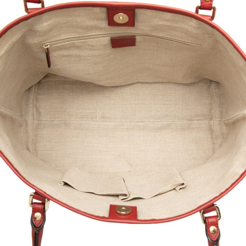 Gucci Micro Guccissima Tote Shoulder Bag Red Leather — view 4