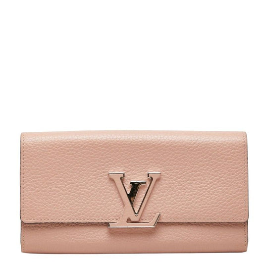 Louis Vuitton Portefeuille Capucines Wallet Magnolia Pink Taurillon Leather