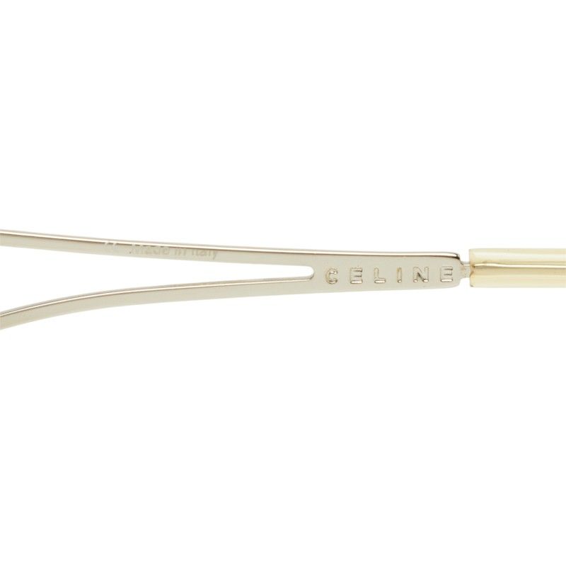 Celine Triomphe Sunglasses Clear Silver Metal Acetate Eyewear — view 5