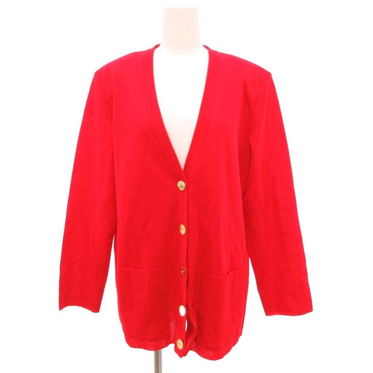 Saint Laurent Vintage Cardigan Logo Button Cassandra Embroidery L