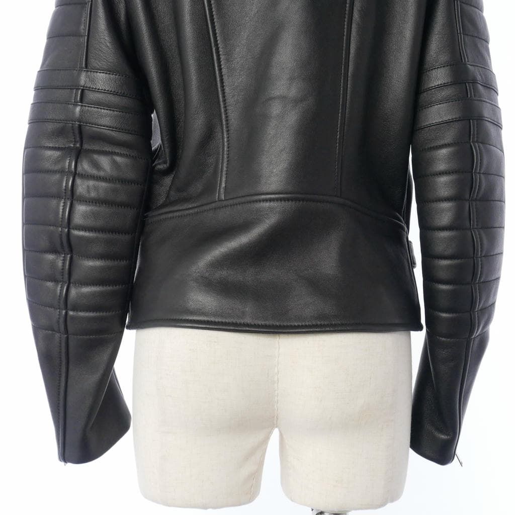 Celine Phoebe Philo Era Rider's Jacket Lambskin Black 38 — view 6