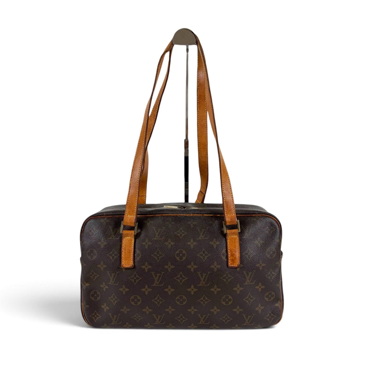 Louis Vuitton Cite GM Tote Monogram Lambskin Brown Shoulder Bag — view 3