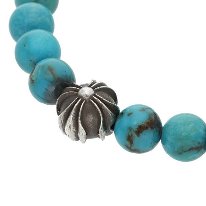 Chrome Hearts 8 Bead Bracelet Cross Ball 8 Turquoise — view 4