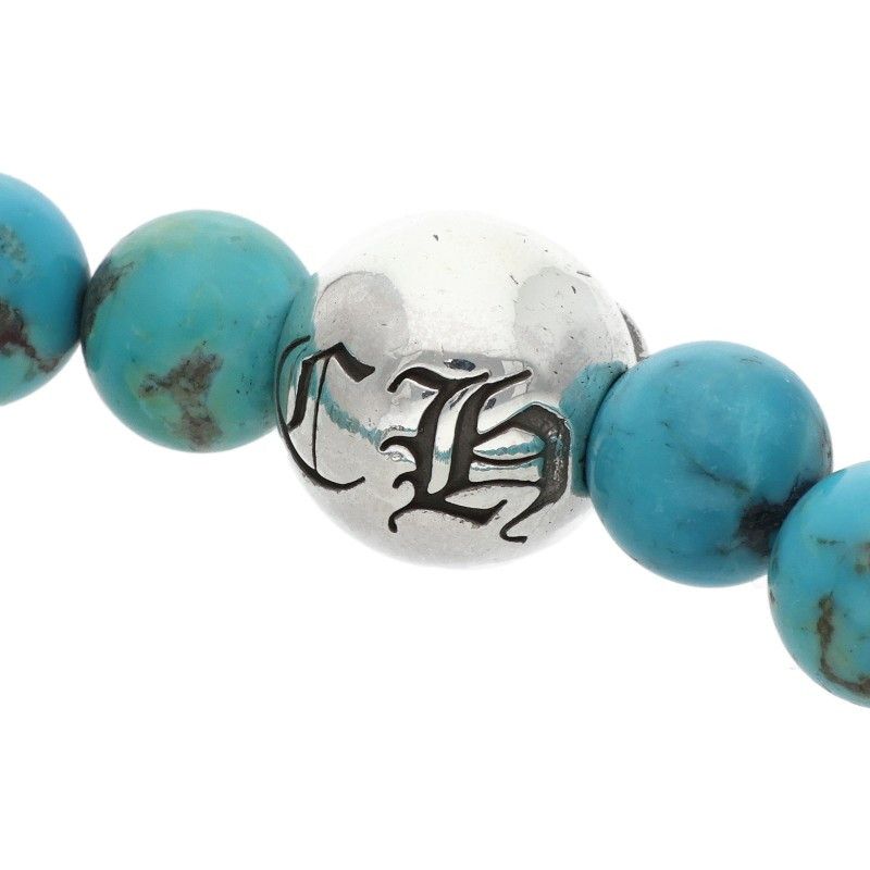 Chrome Hearts 8 Bead Bracelet Cross Ball 8 Turquoise — view 5