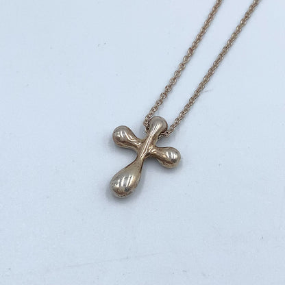Tiffany & Co Small Cross 925 Sterling Silver Necklace