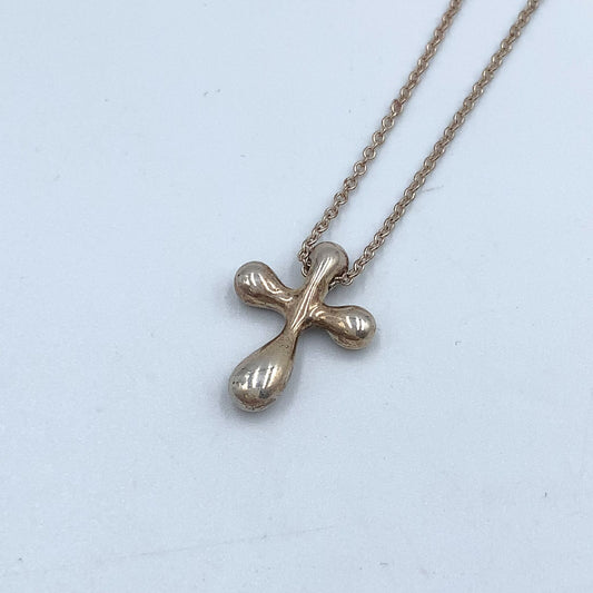 Tiffany & Co Small Cross 925 Sterling Silver Necklace
