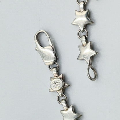 Tiffany & Co Puff Star 925 Sterling Silver Bracelet — view 4