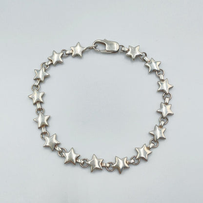 Tiffany & Co Puff Star 925 Sterling Silver Bracelet