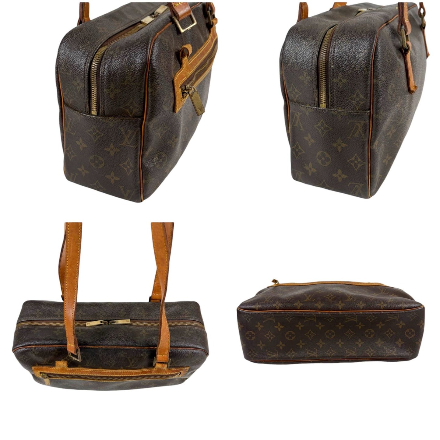 Louis Vuitton Cite GM Tote Monogram Lambskin Brown Shoulder Bag — view 4