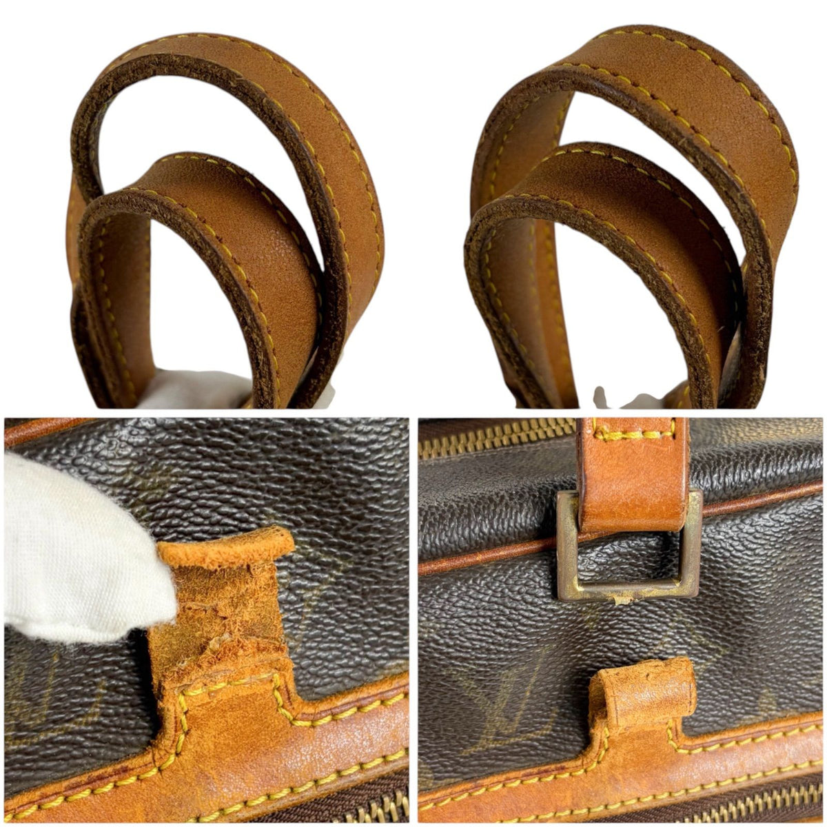 Louis Vuitton Cite GM Tote Monogram Lambskin Brown Shoulder Bag — view 8