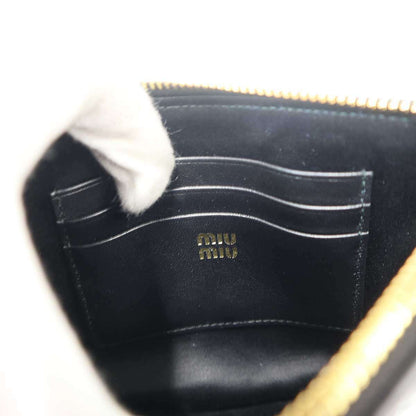 Miu Miu Matelasse Mini Handbag Pouch Black — view 5