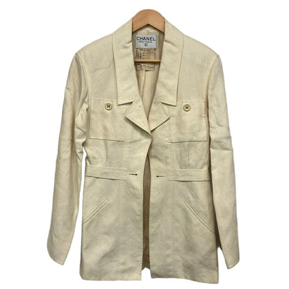 Chanel Jacket S Ivory Long Sleeve
