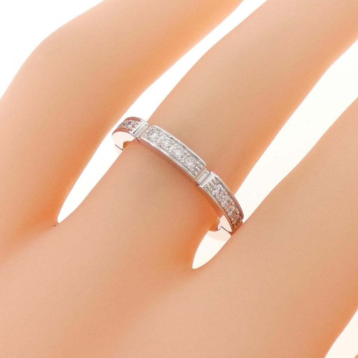 Cartier Maillon Panthere Half Diamond Ring — view 5