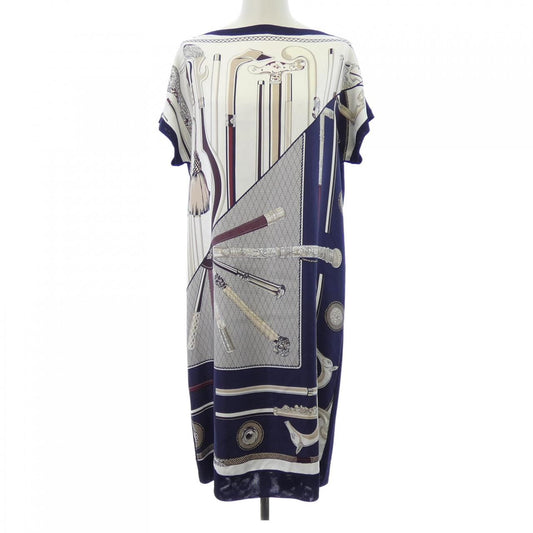 Hermes Cannes Et Twill Reine Dress