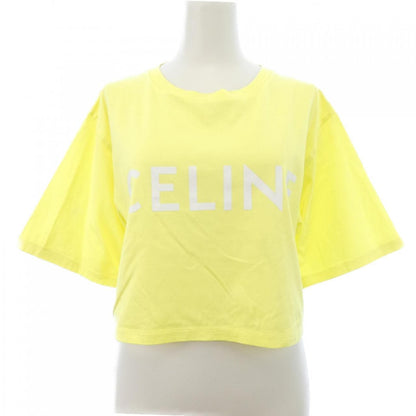Celine Print Cropped T-Shirt