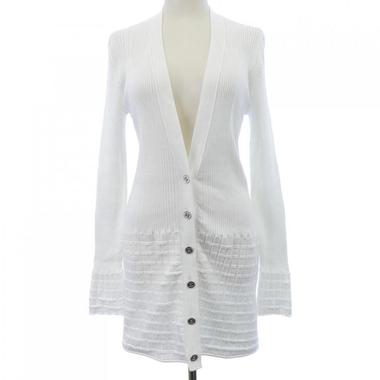 Chanel Long Cardigan White
