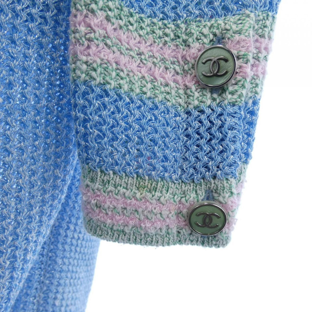 Chanel Long Cardigan Blue — view 7