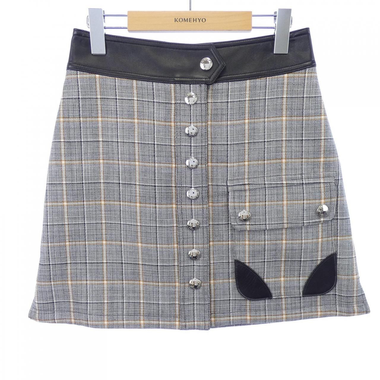 Louis Vuitton Skirt Gray