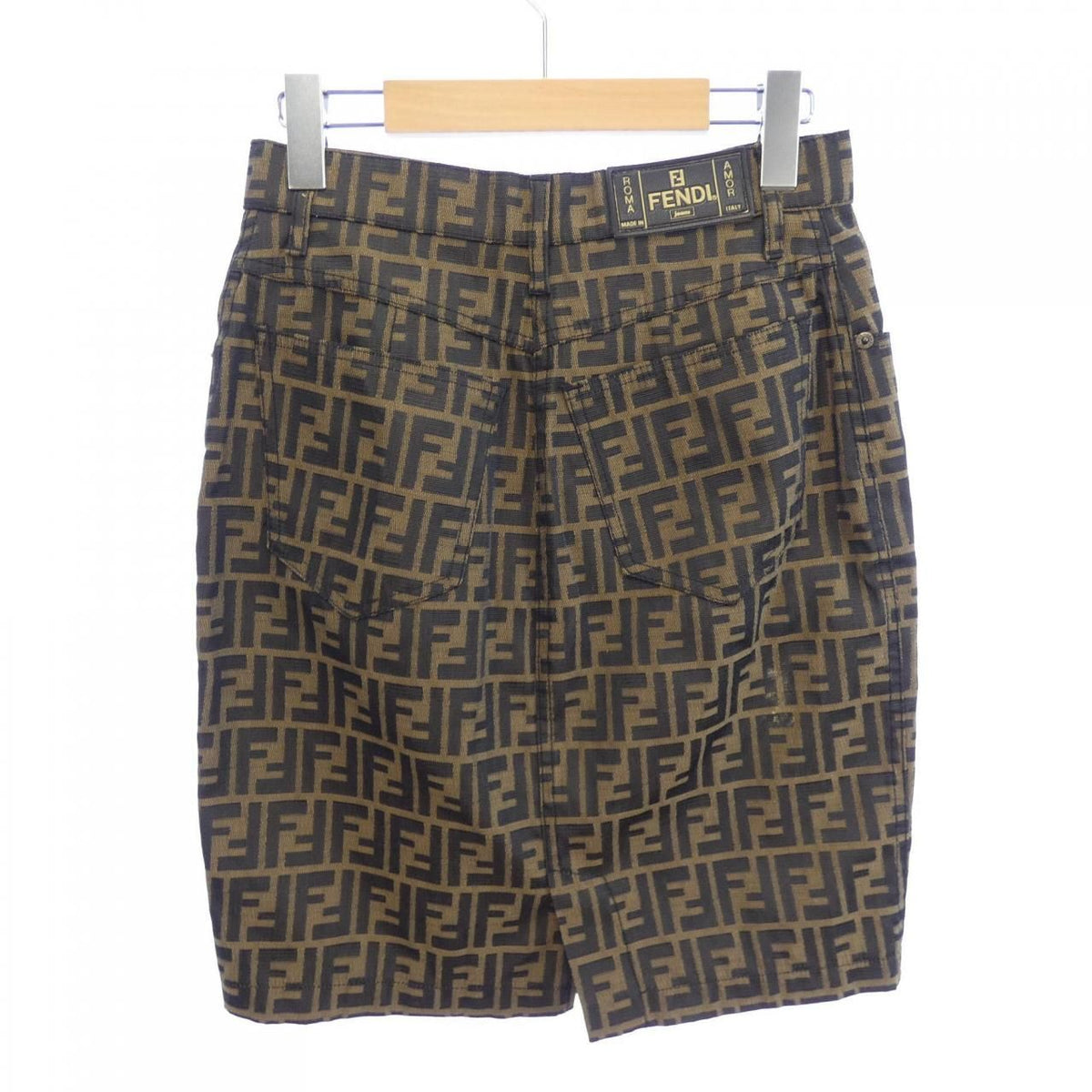 Fendi Vintage Skirt Brown — view 2