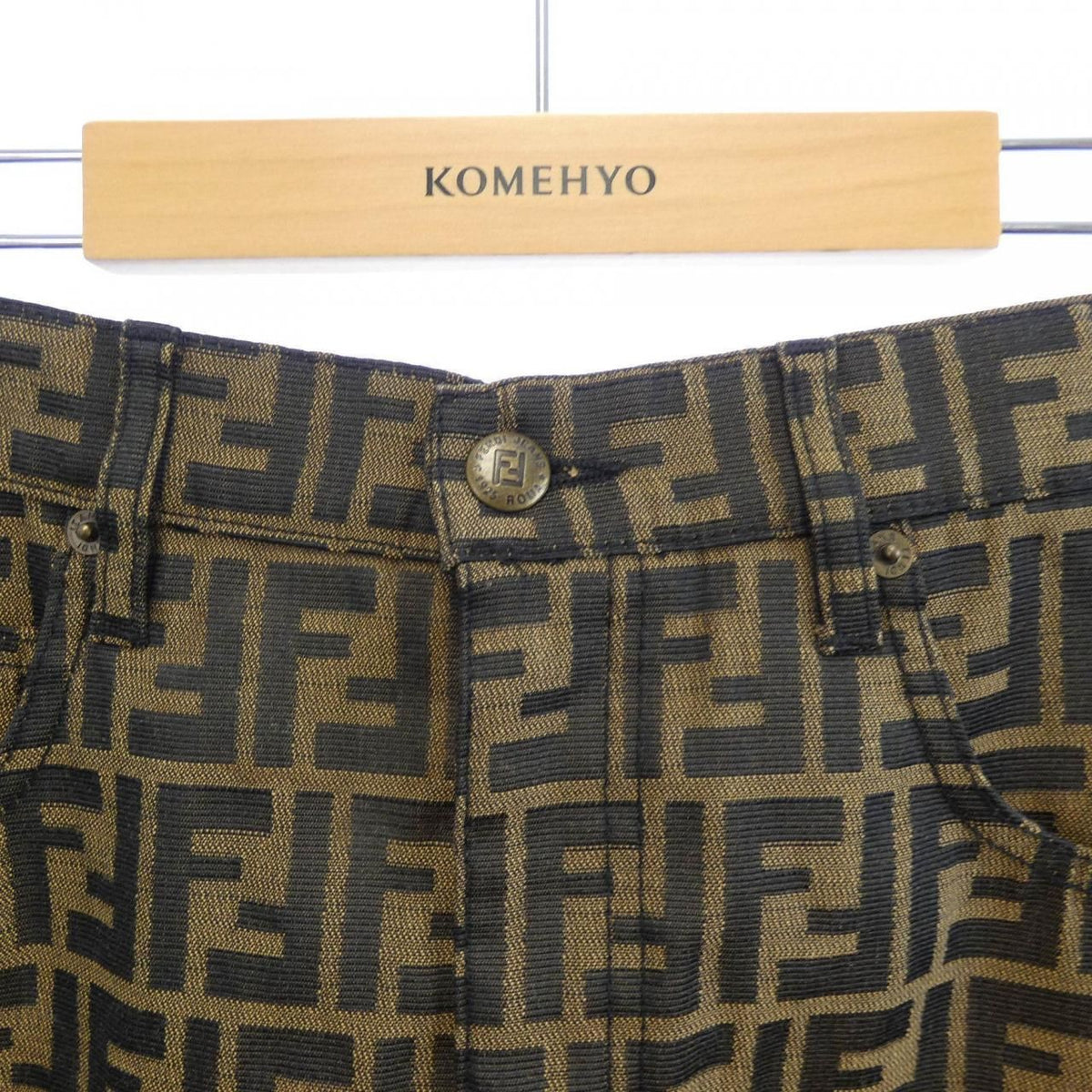 Fendi Vintage Skirt Brown — view 5