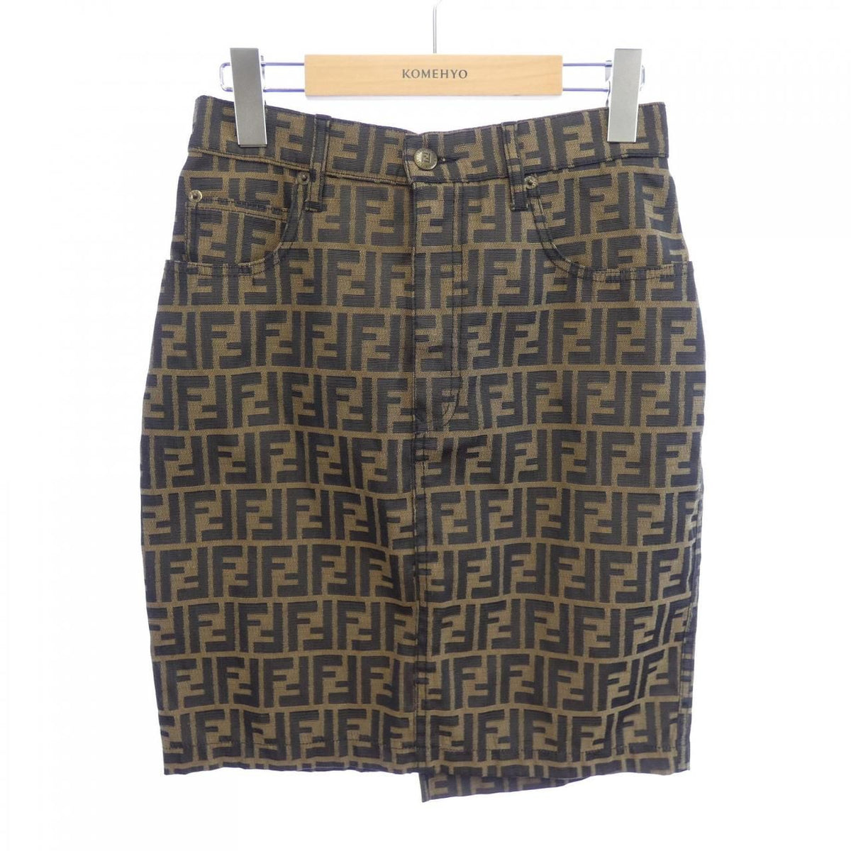 Fendi Vintage Skirt Brown