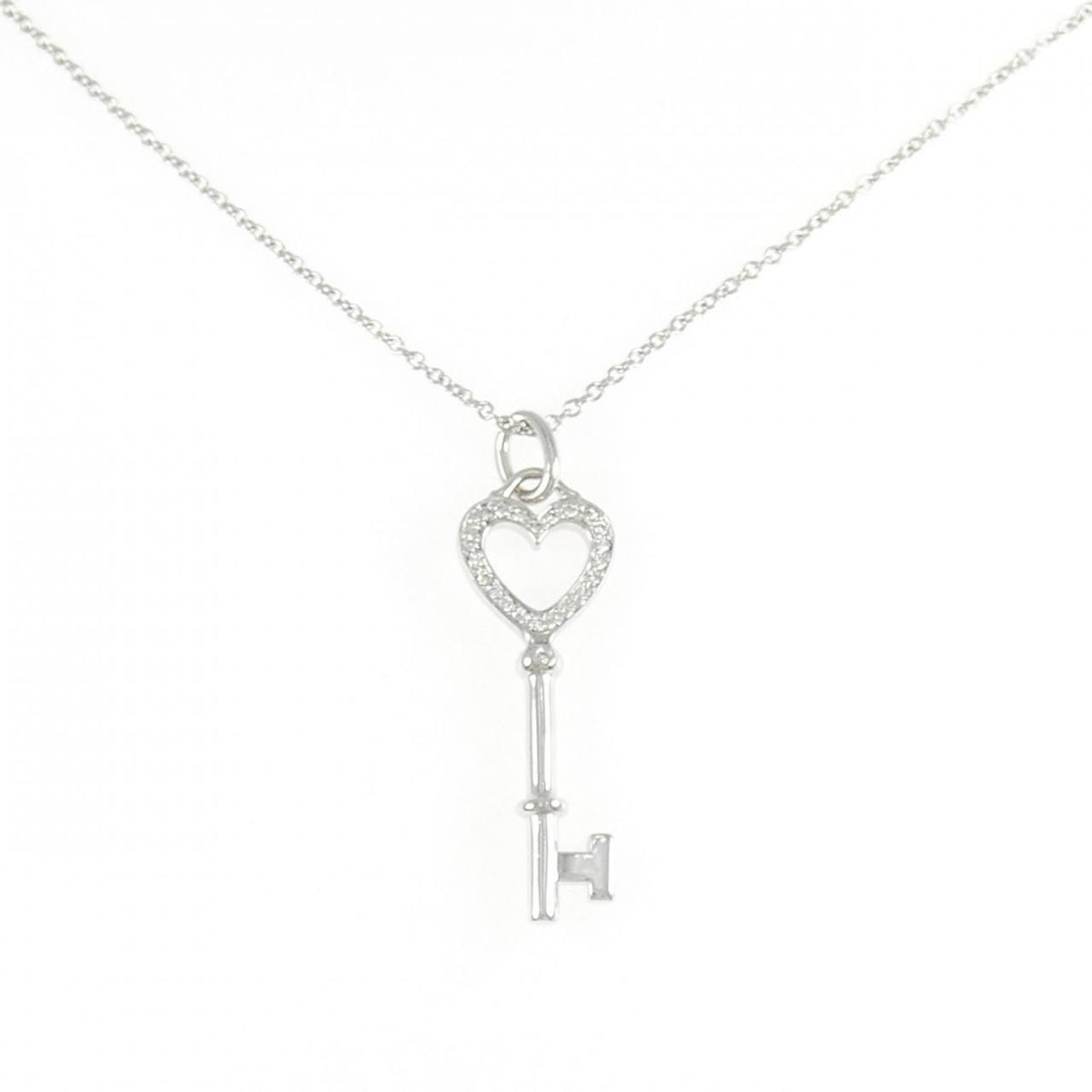 Tiffany & Co Heart Key Mini Necklace