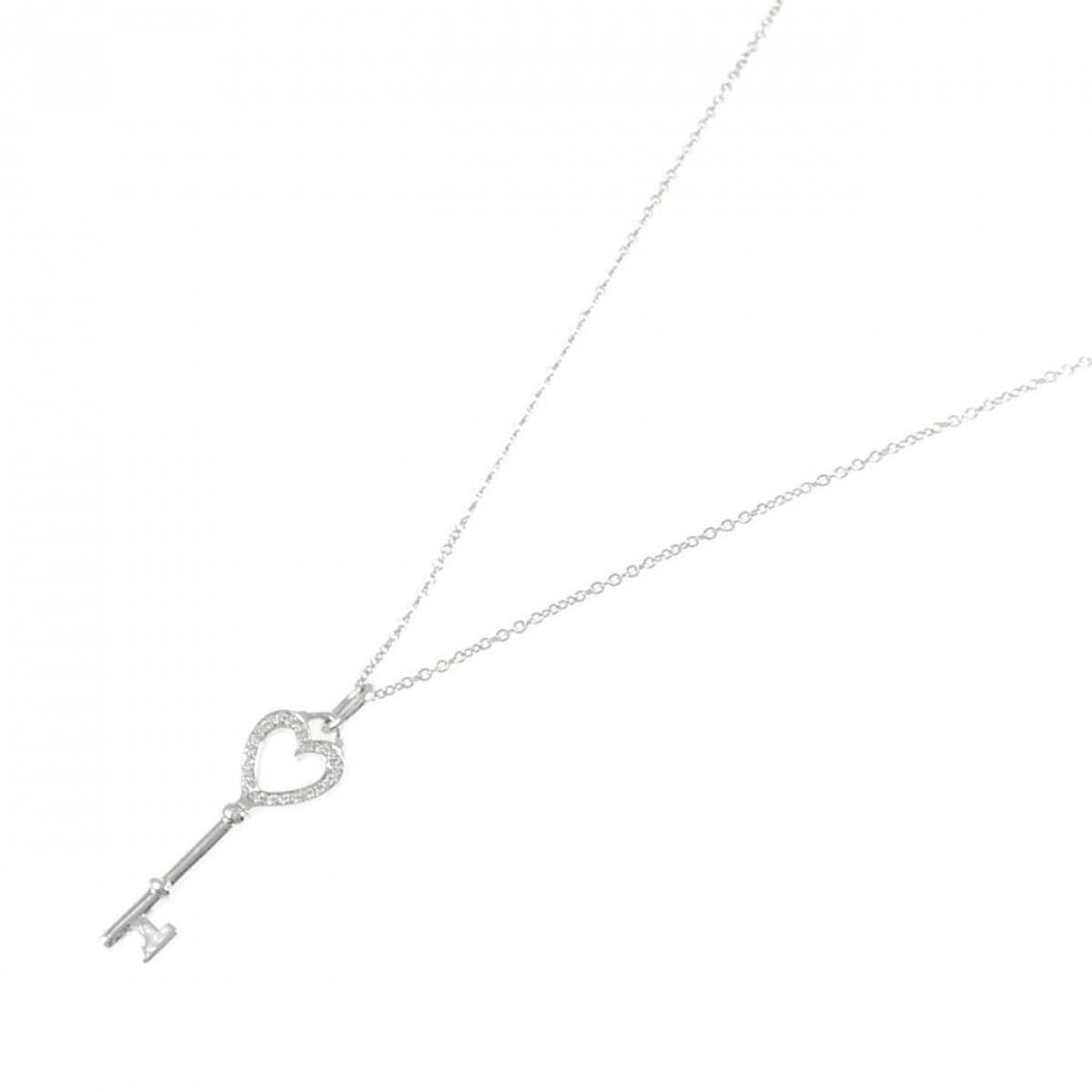 Tiffany & Co Heart Key Mini Necklace — view 2