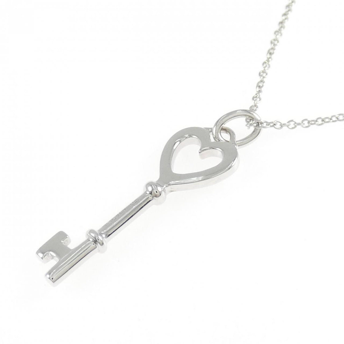 Tiffany & Co Heart Key Mini Necklace — view 4