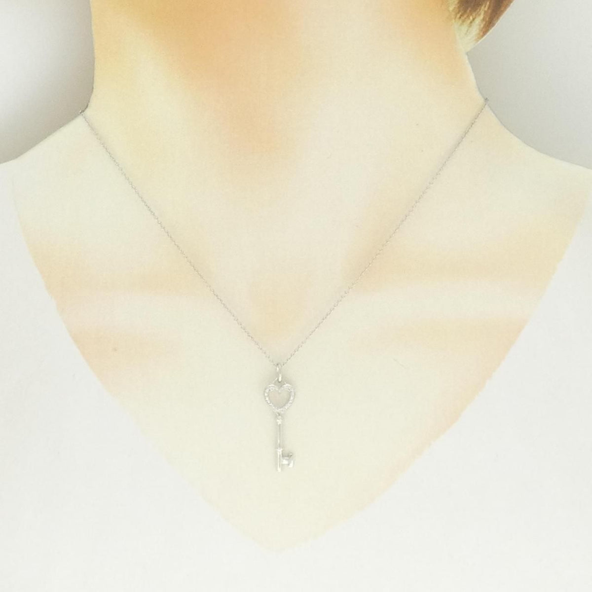Tiffany & Co Heart Key Mini Necklace — view 6
