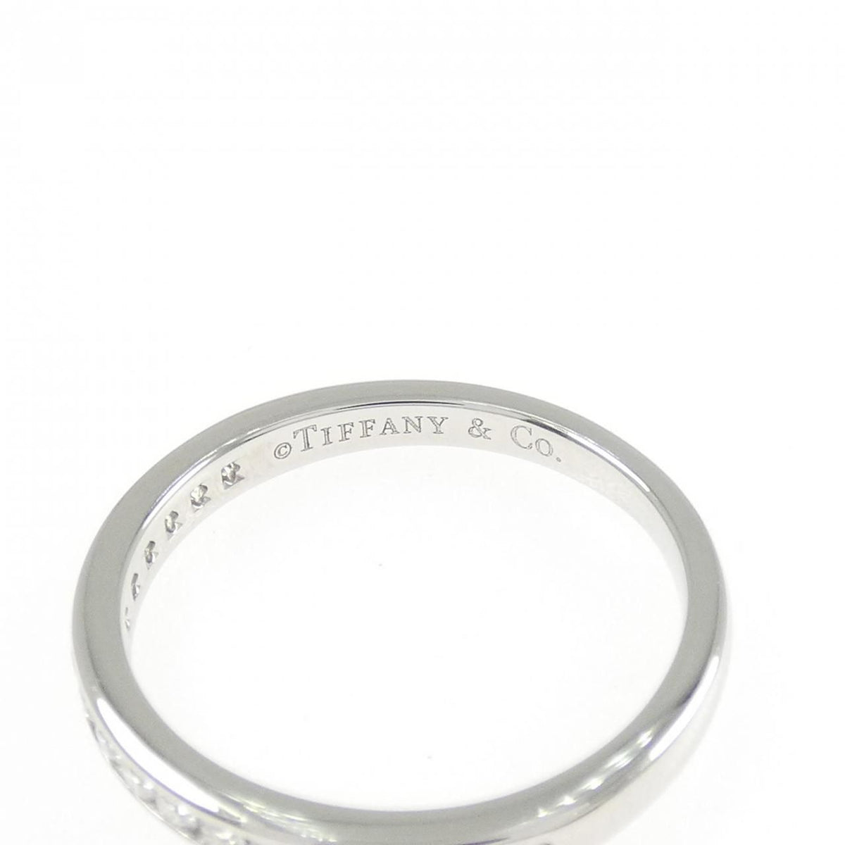 Tiffany & Co Half Circle Channel Setting Ring — view 4