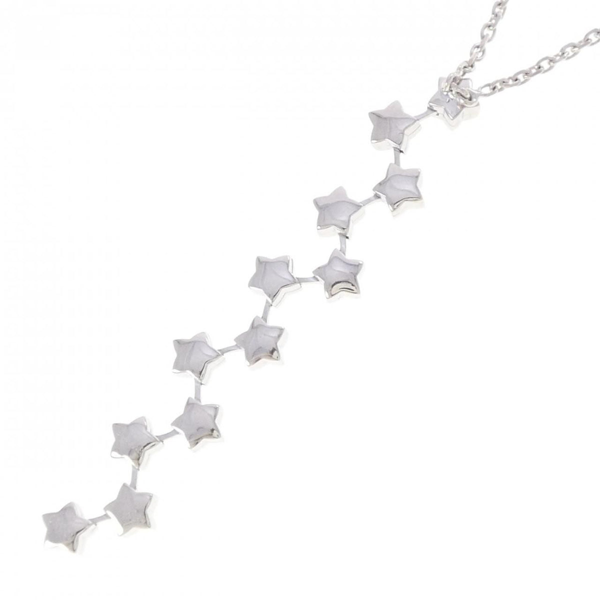 Chanel Star Necklace White Gold — view 4