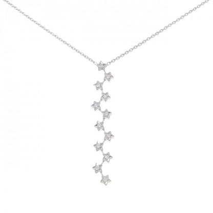 Chanel Star Necklace White Gold