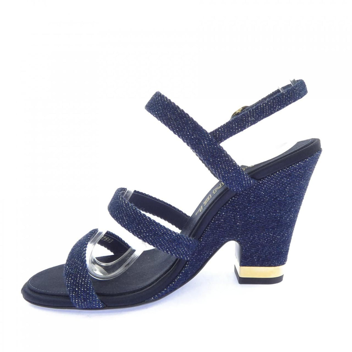 Chanel Sandals Navy — view 2