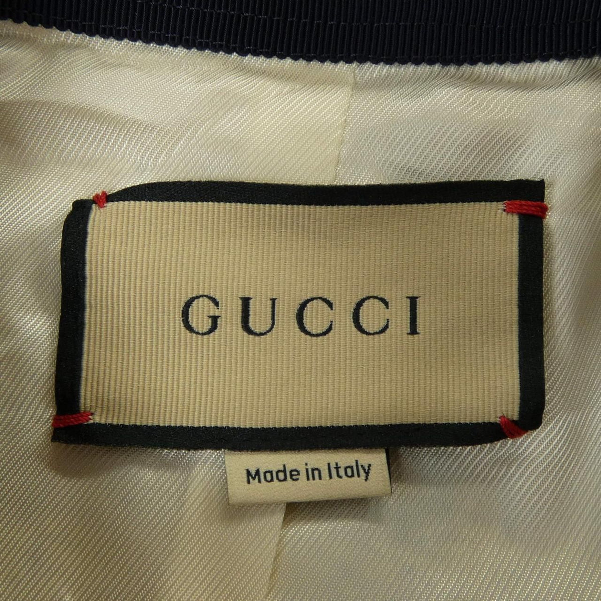 Gucci Collarless Jacket Beige — view 5