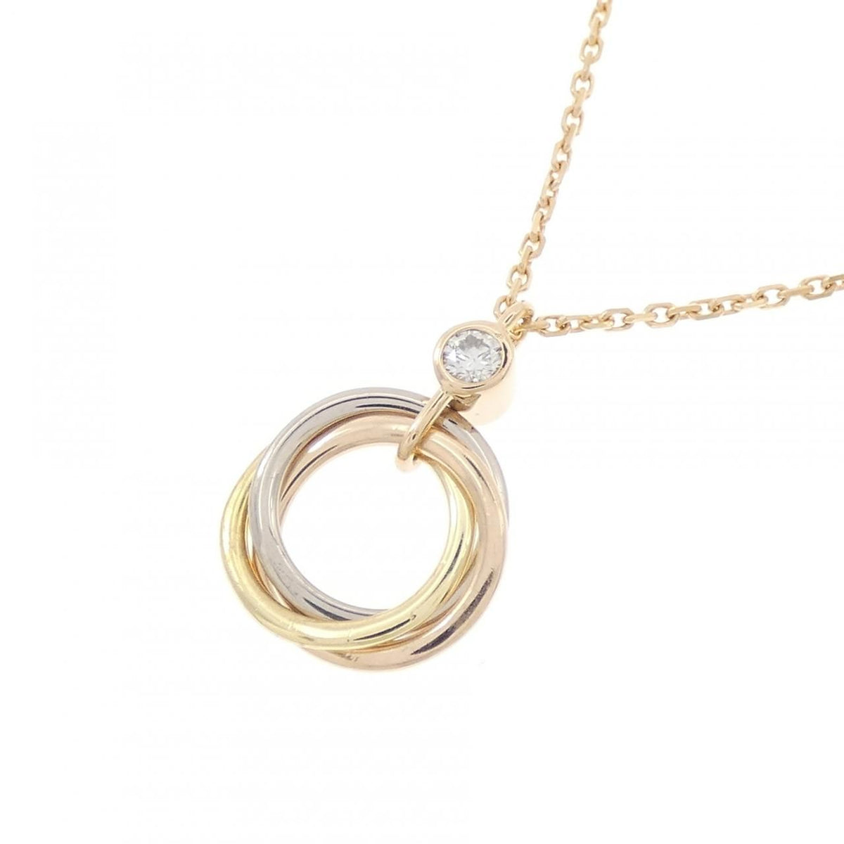 Cartier Trinity Necklace Pink — view 3