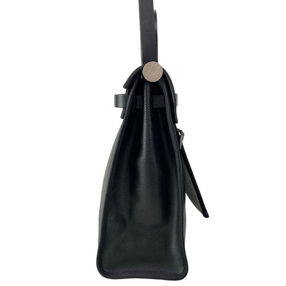 Hermes Handbag Herbag Zip PM Black Silver — view 4