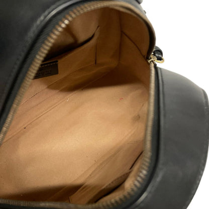 Gucci Backpack GG Marmont Quilted Leather Black Animal Butterfly — view 7